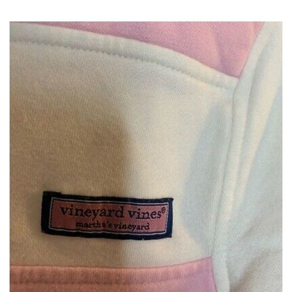 Vineyard Vines NWOT Pink/Cream Colorblock Shep Shirt Size XXS - Picture 2 of 13